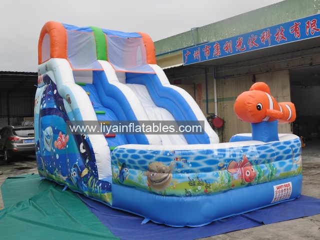 inflatbale nemo water slide